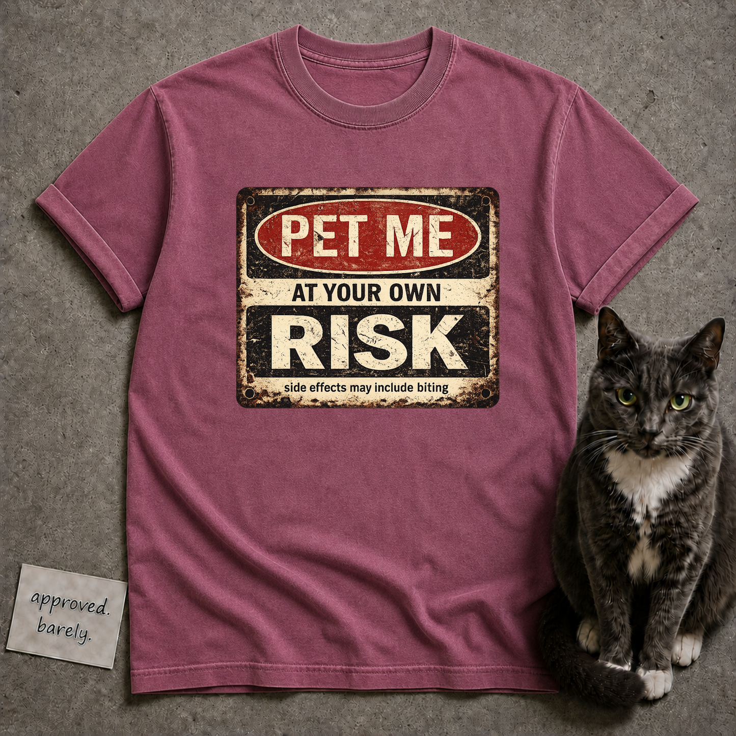 Pet Me At Your Own Risk Tee