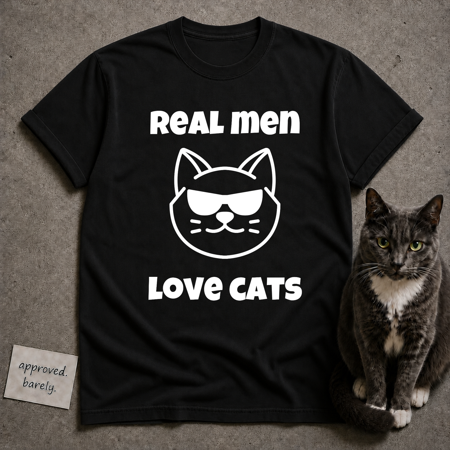Real Men Love Cats Tee