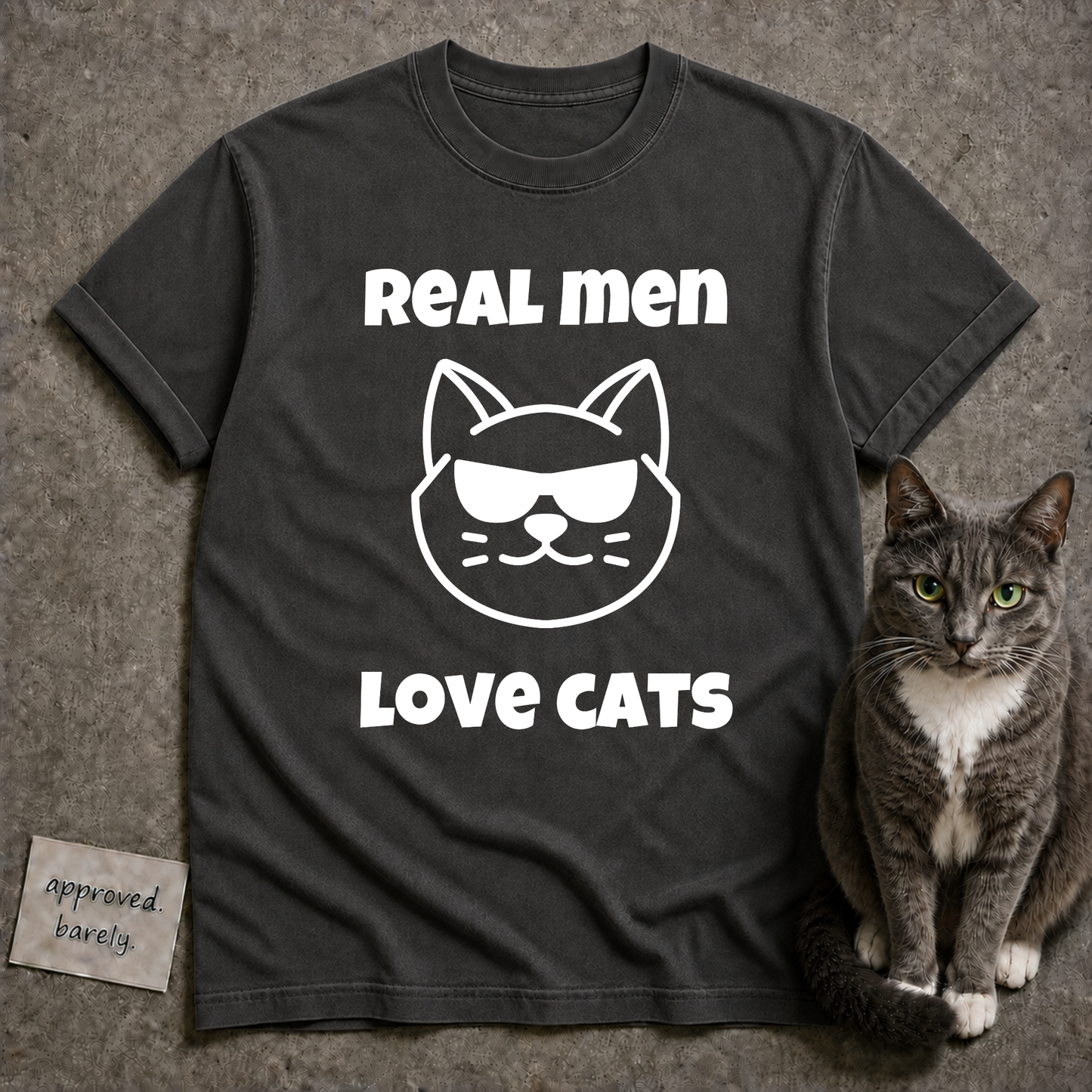 Real Men Love Cats Tee