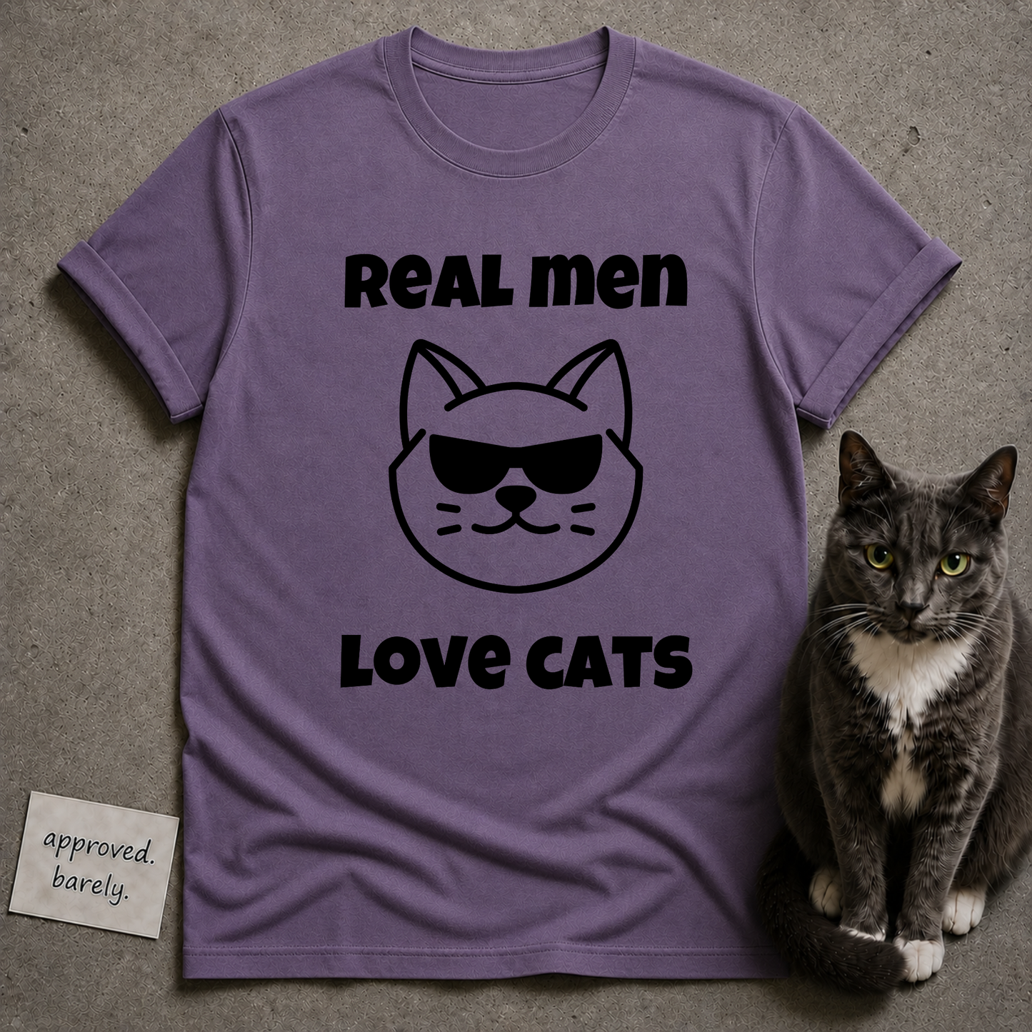 Real Men Love Cats Tee
