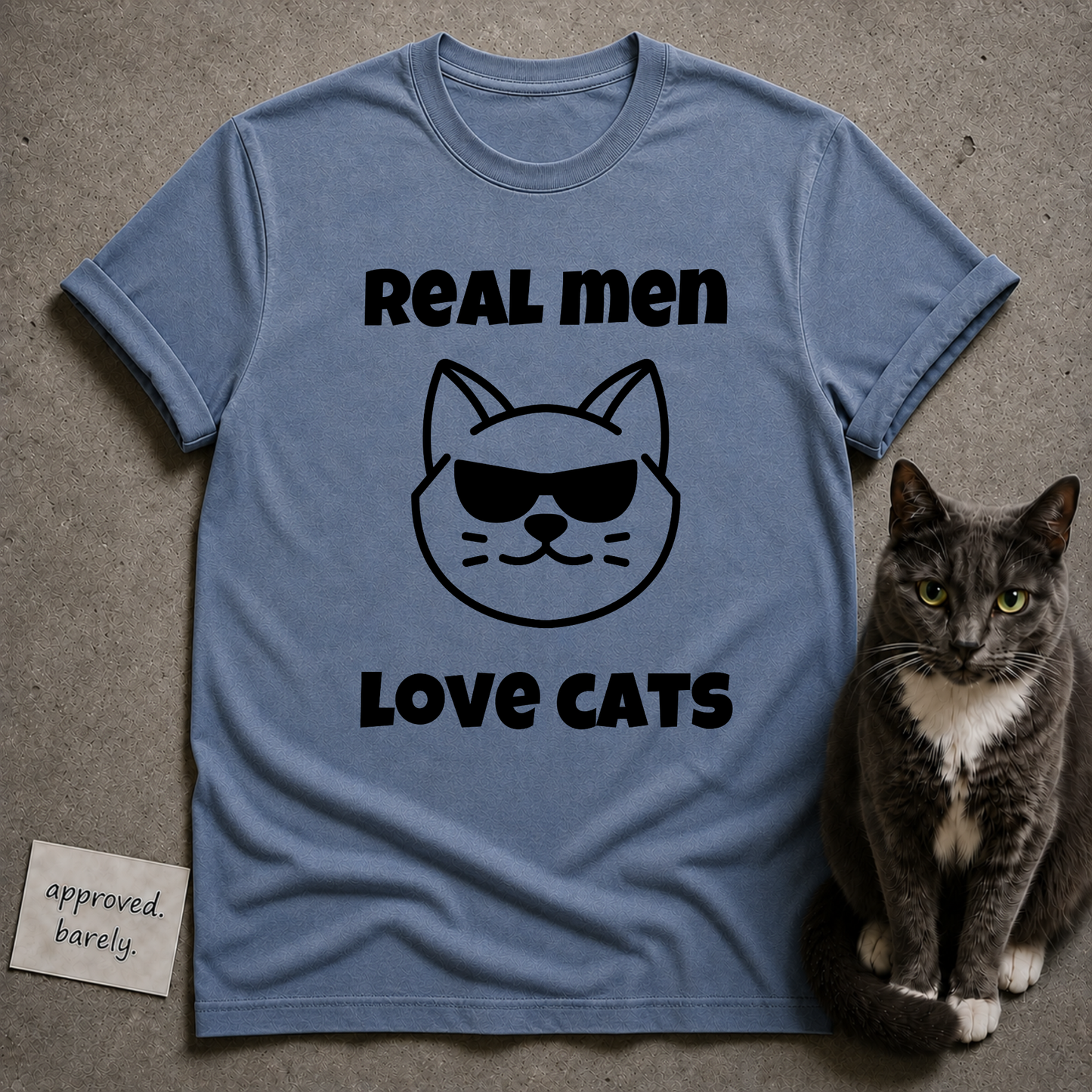 Real Men Love Cats Tee