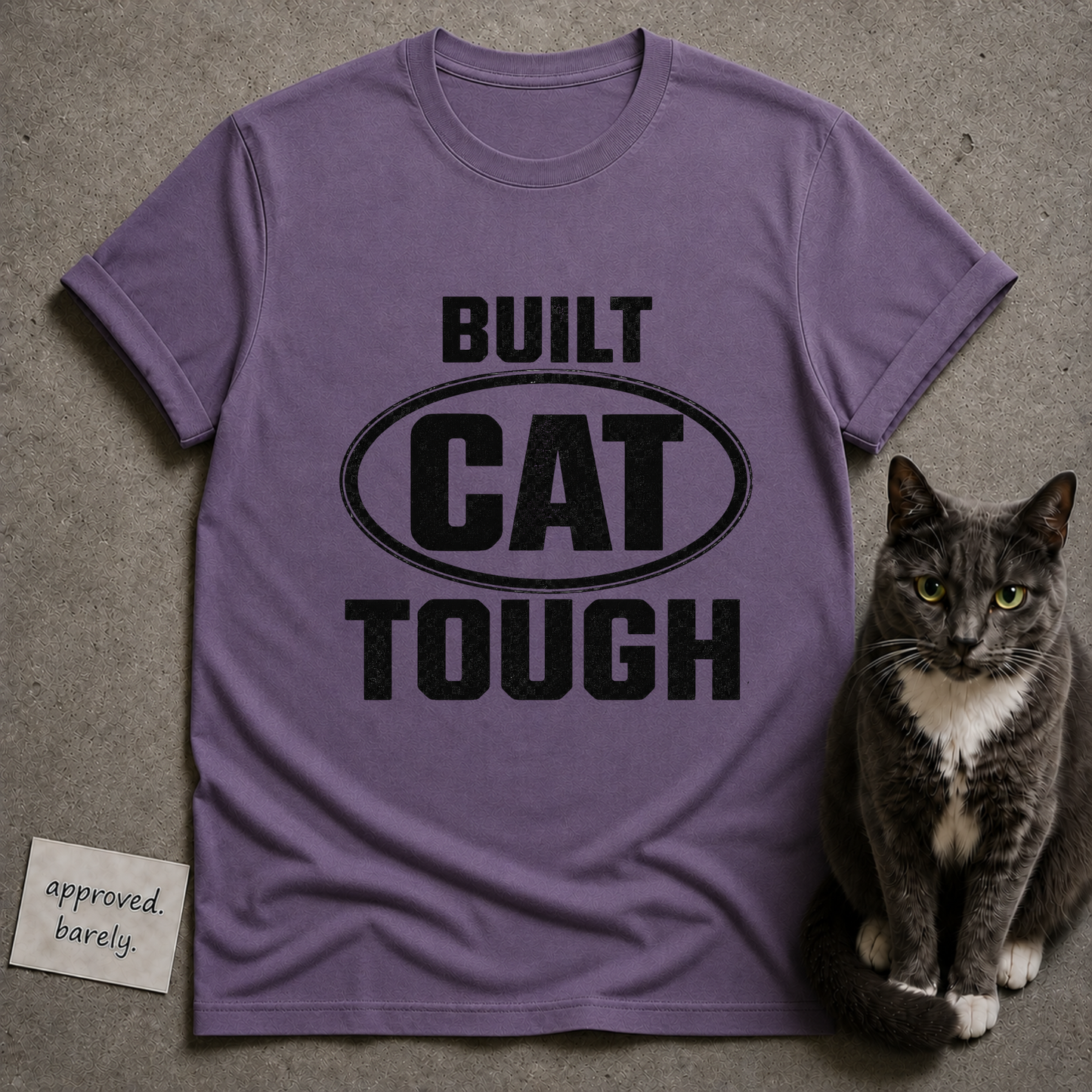 Built Cat Tough Tee