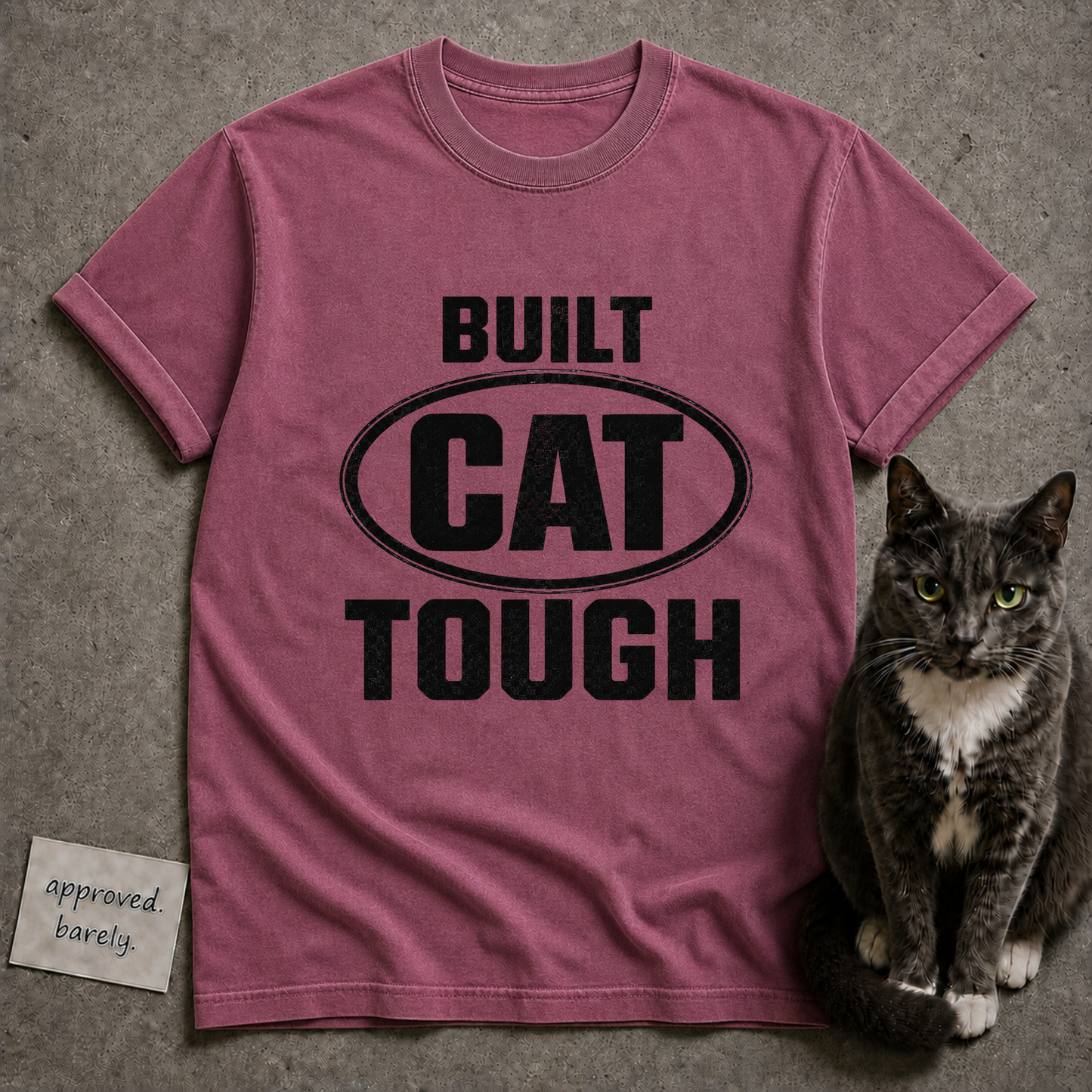 Built Cat Tough Tee