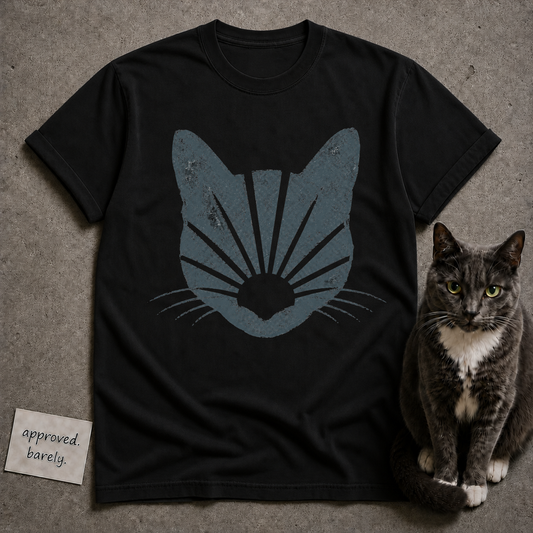 Minimal Cat Face Tee