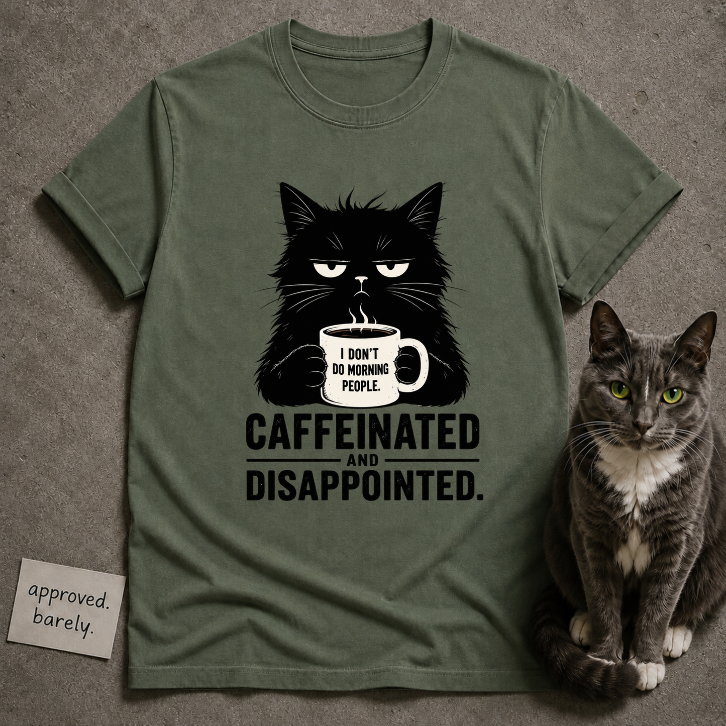 Caffeinated And Disappointed Tee