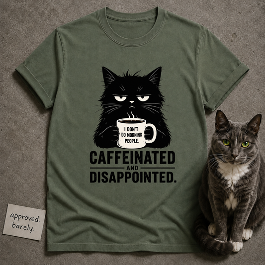 Caffeinated And Disappointed Tee