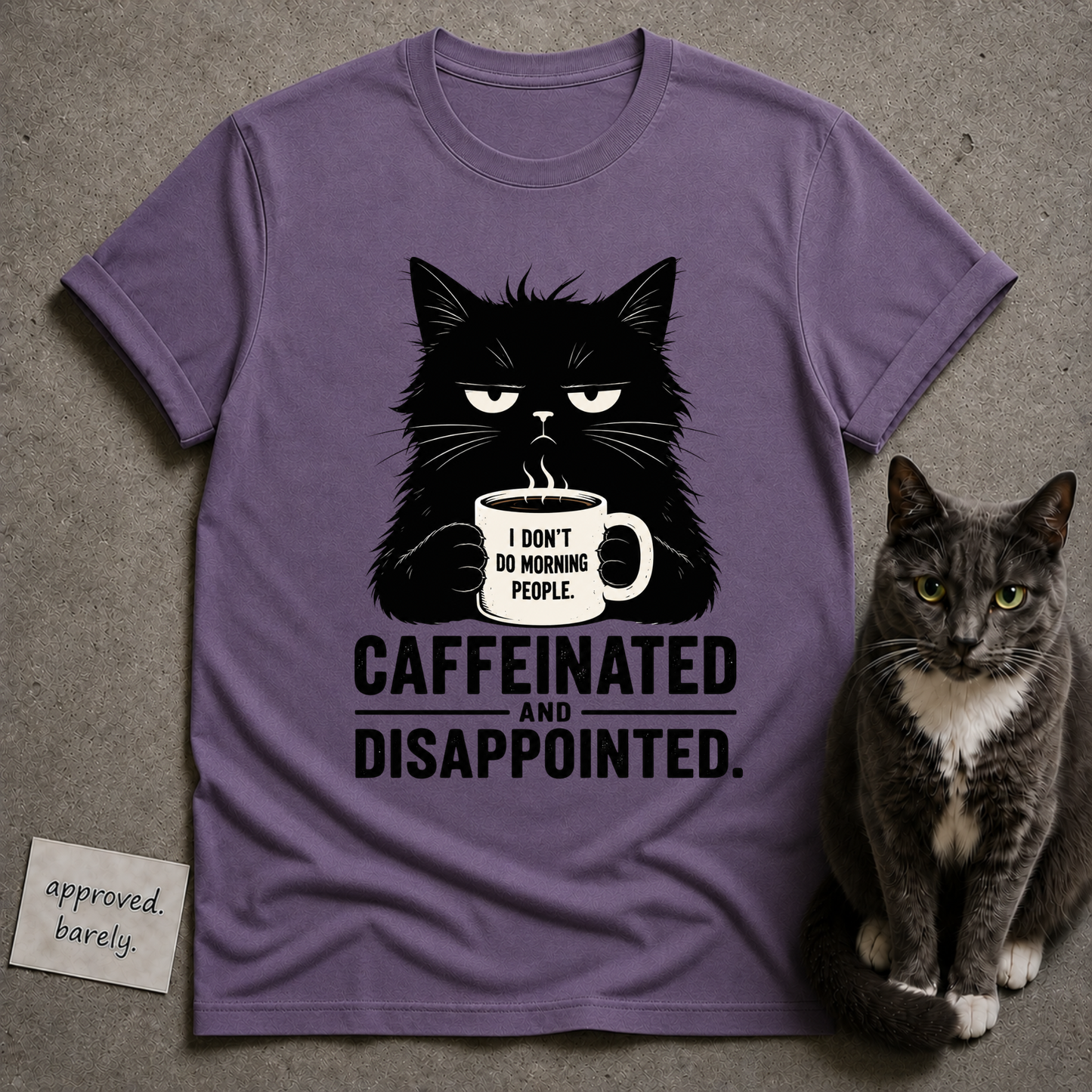 Caffeinated And Disappointed Tee