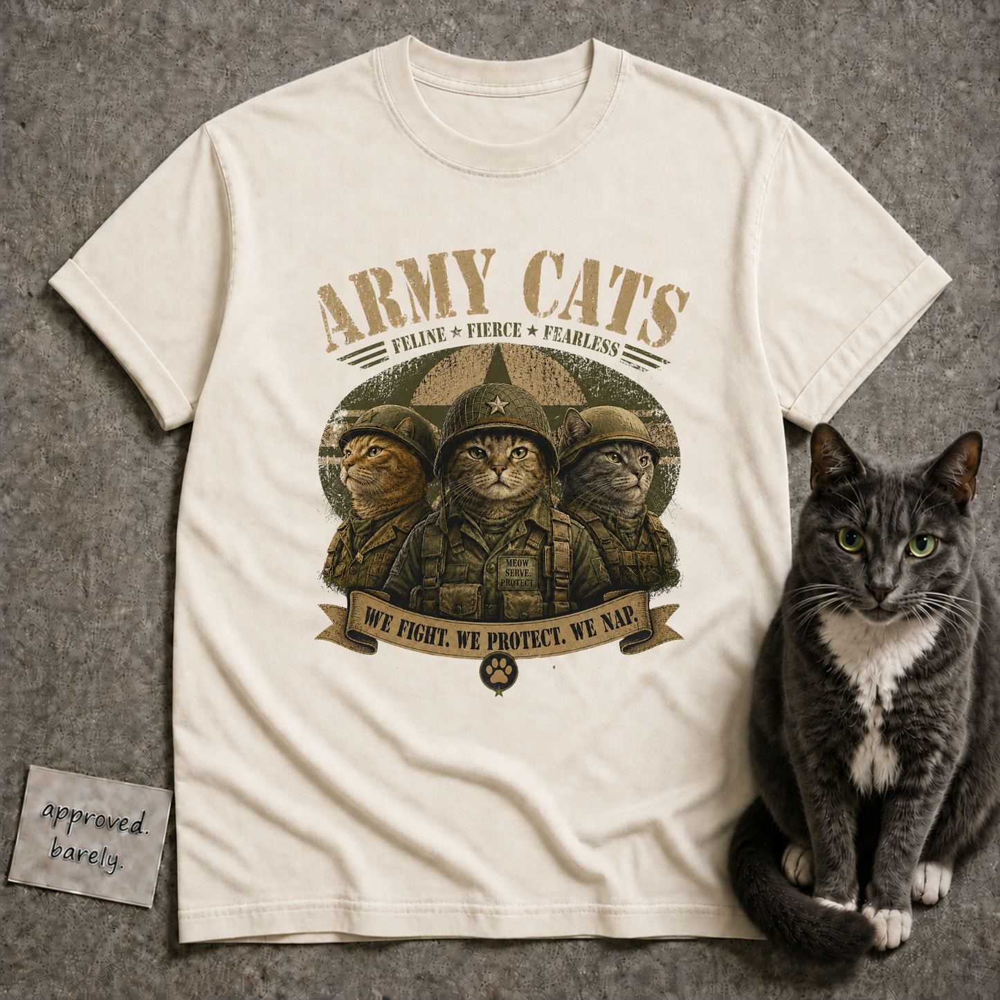 Army Cats Tee