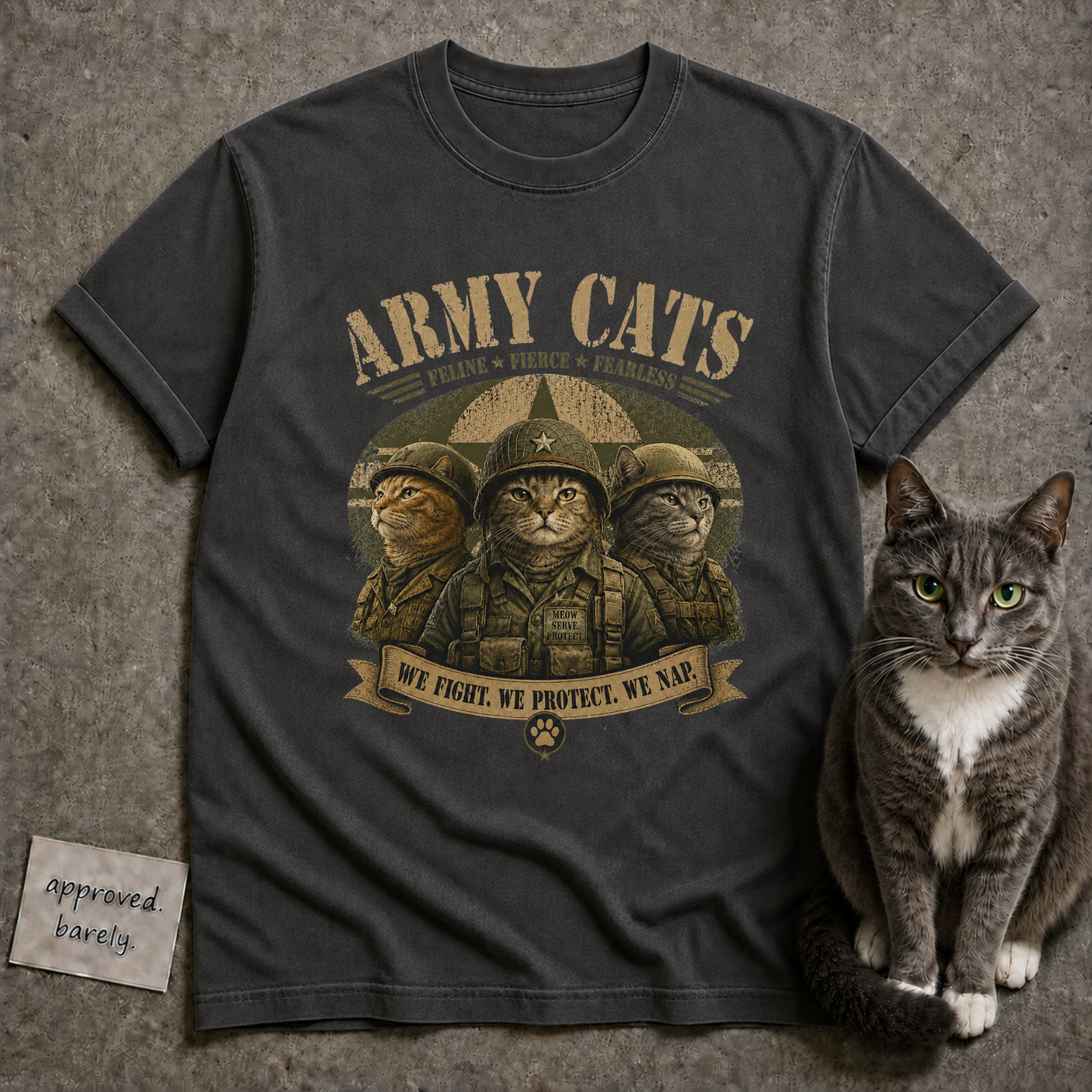 Army Cats Tee
