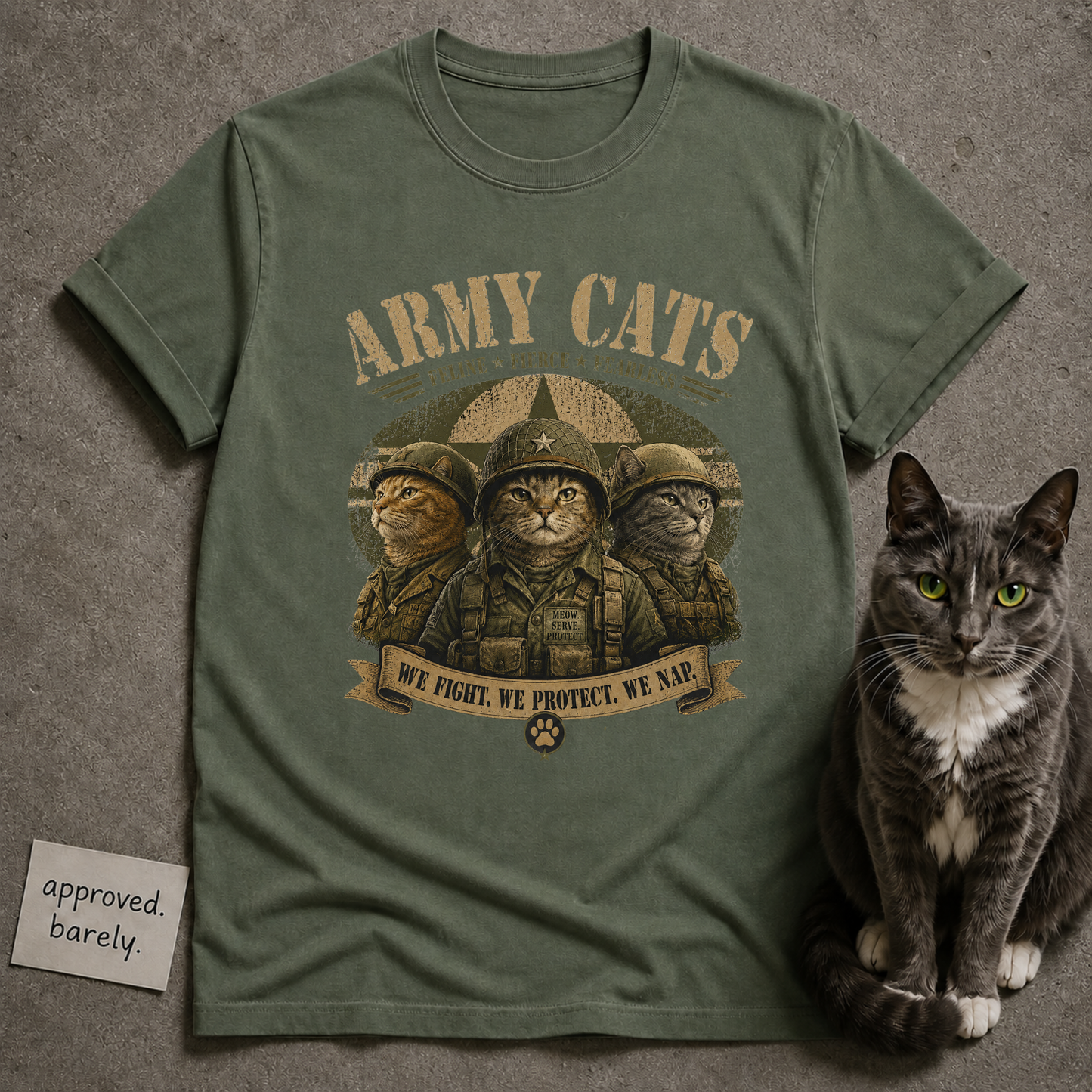 Army Cats Tee