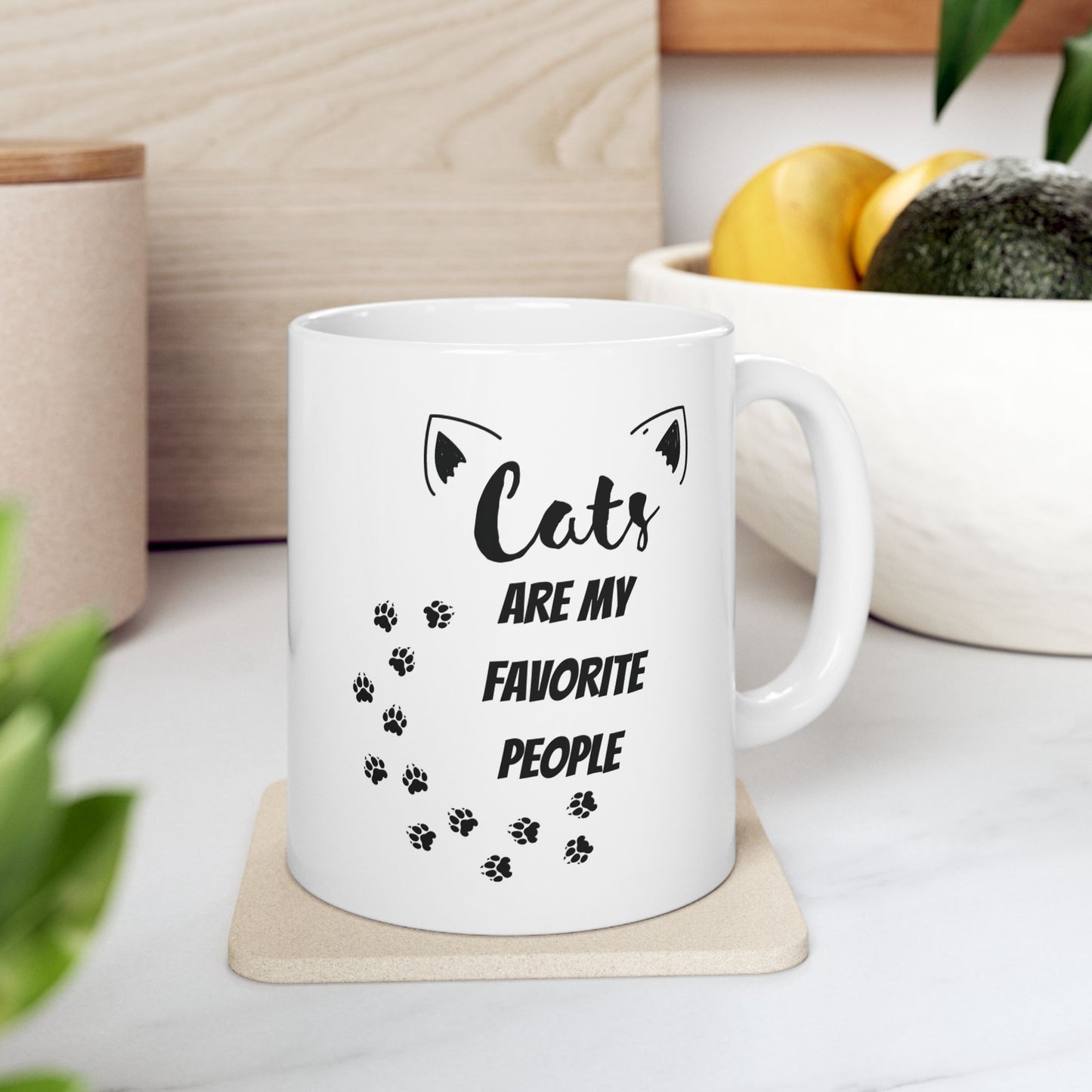Cats Are My Favorite People Mug