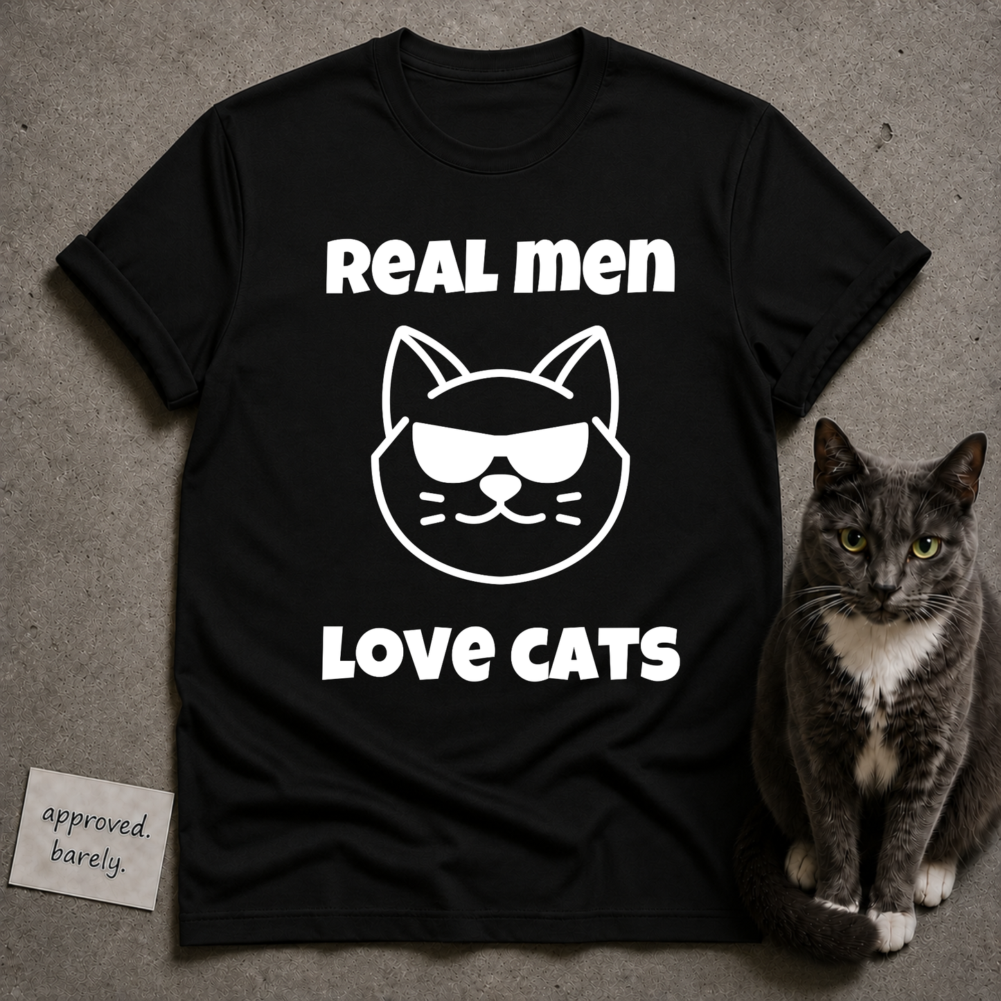 Real Men Love Cats Tee