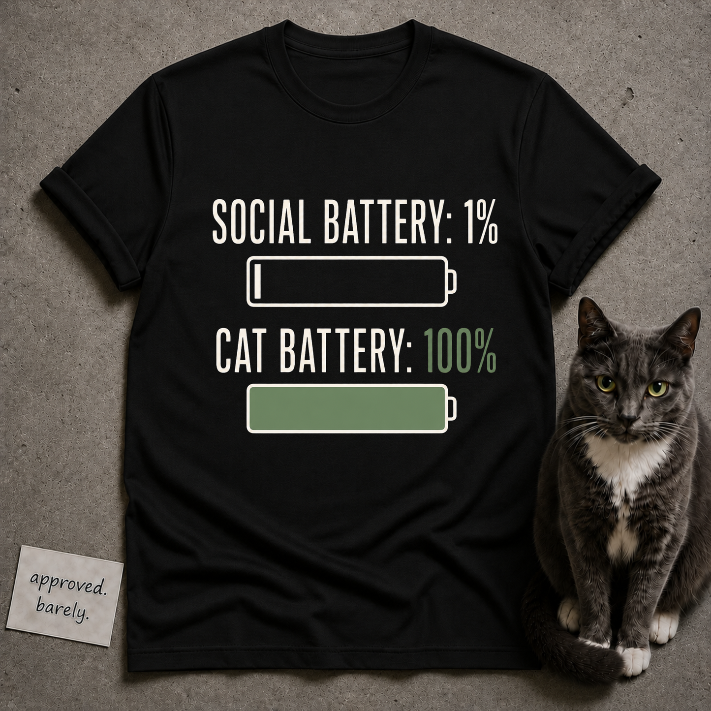 Social Battery Tee