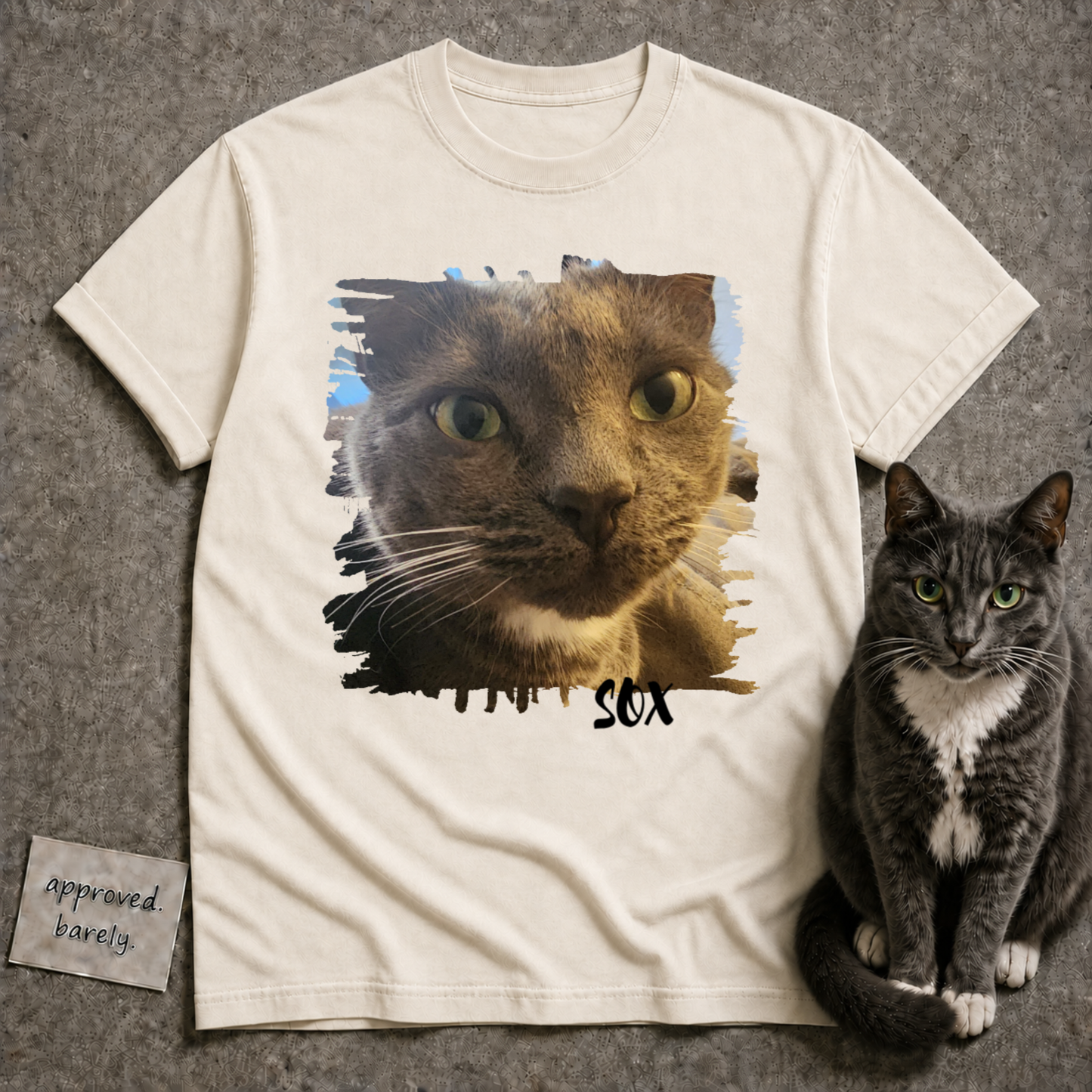 Custom Cat Photo Tee