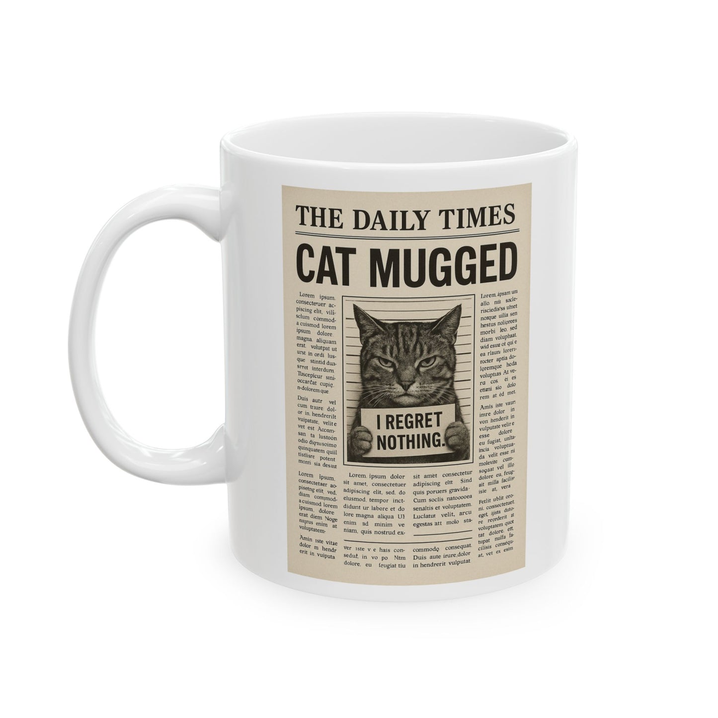 Cat Mugged – The Daily Times Mug