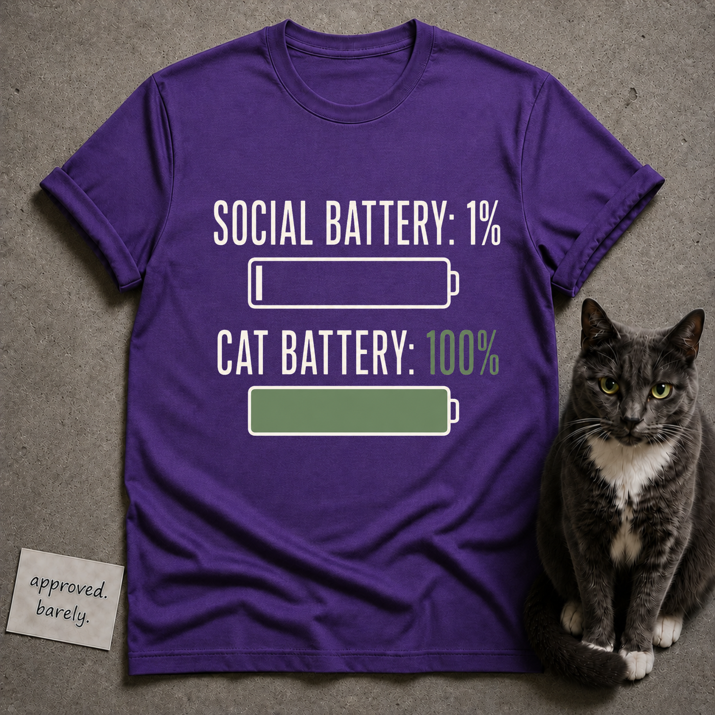 Social Battery Tee