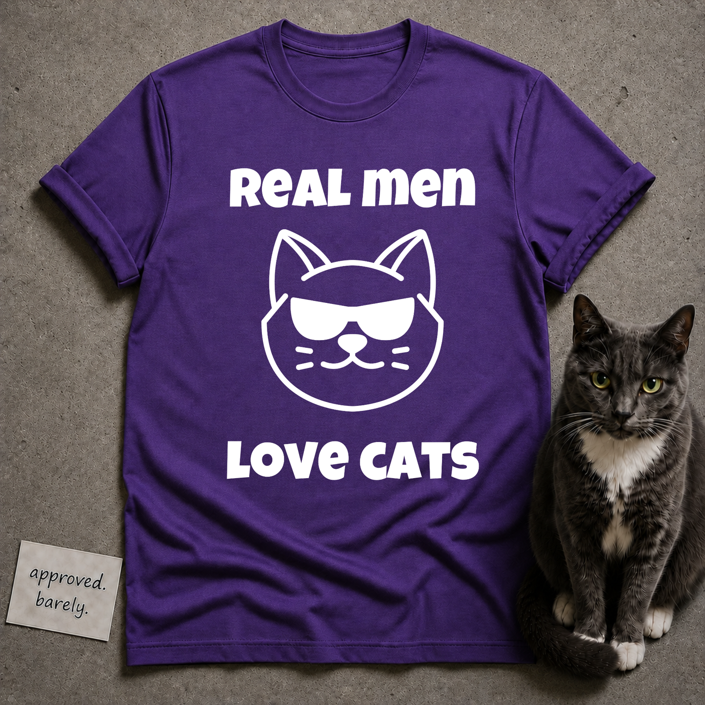 Real Men Love Cats Tee