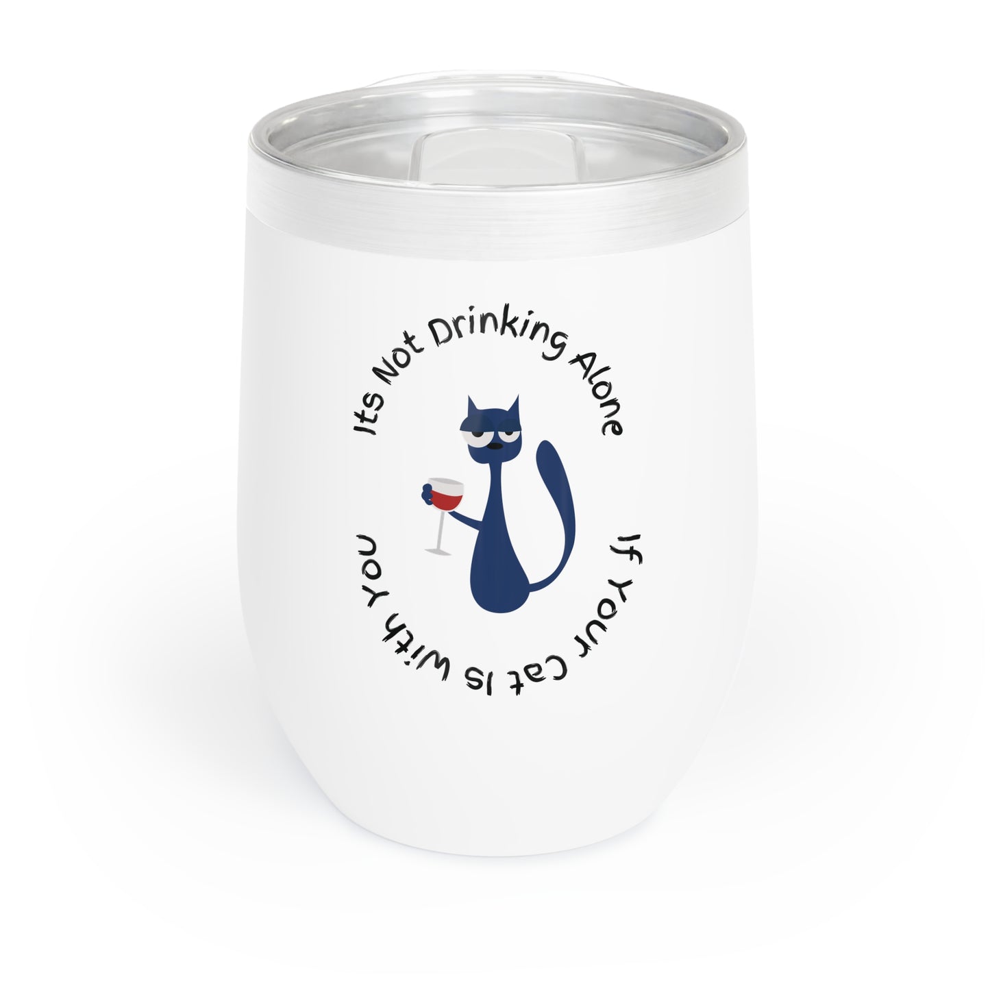 Tipsy Cat Wine Tumbler