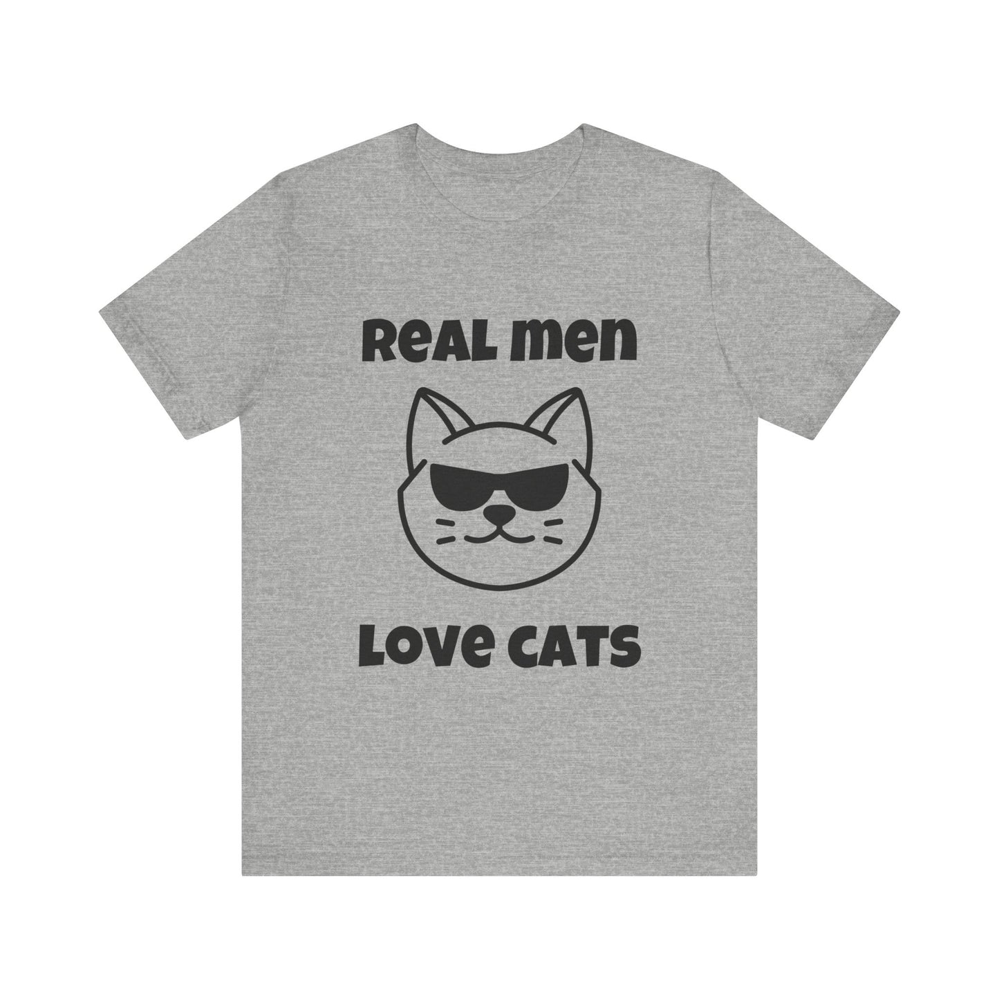 Real Men Love Cats Tee – Funny Cat Dad Shirt