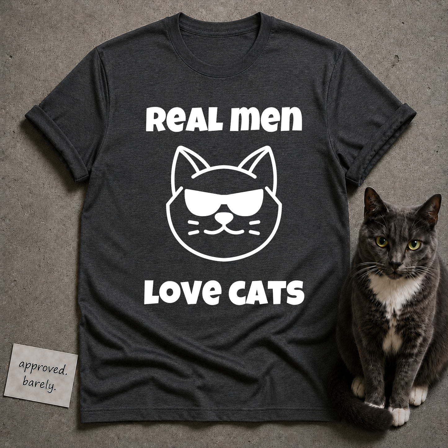 Real Men Love Cats Tee