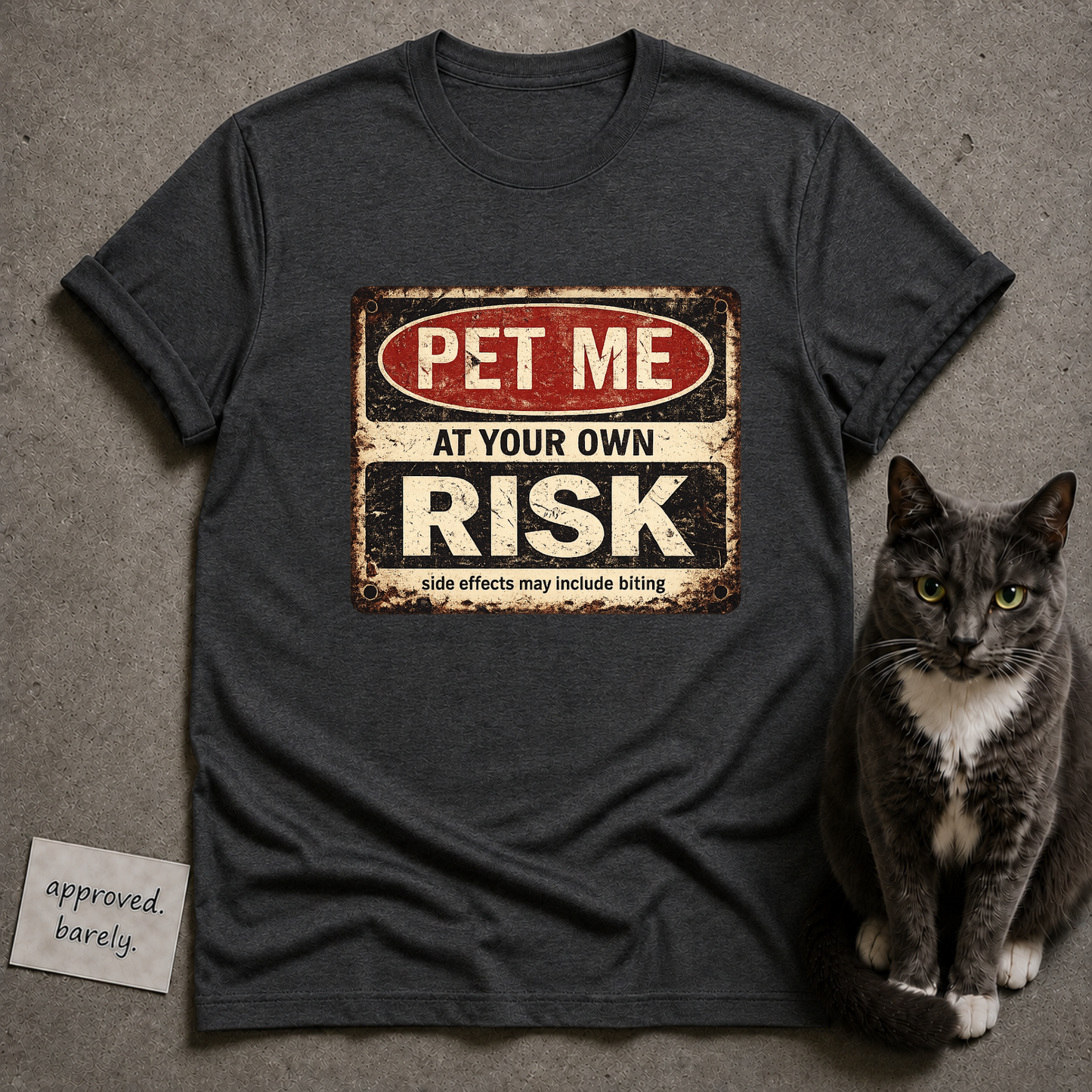 Pet Me At Your Own Risk T‑Shirt