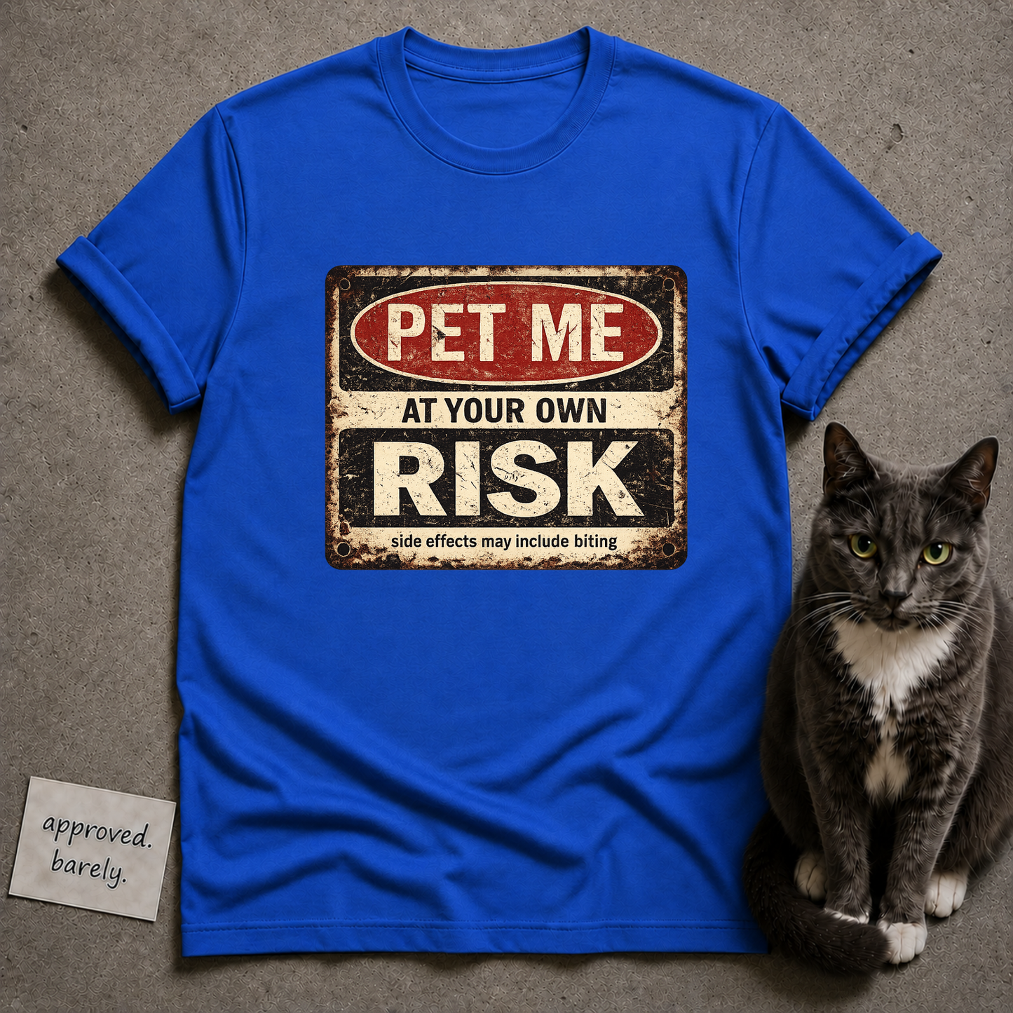 Pet Me At Your Own Risk T‑Shirt