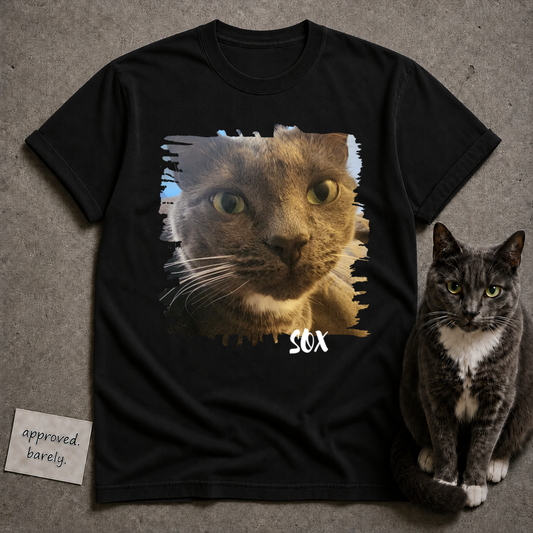 Custom Cat Photo Tee