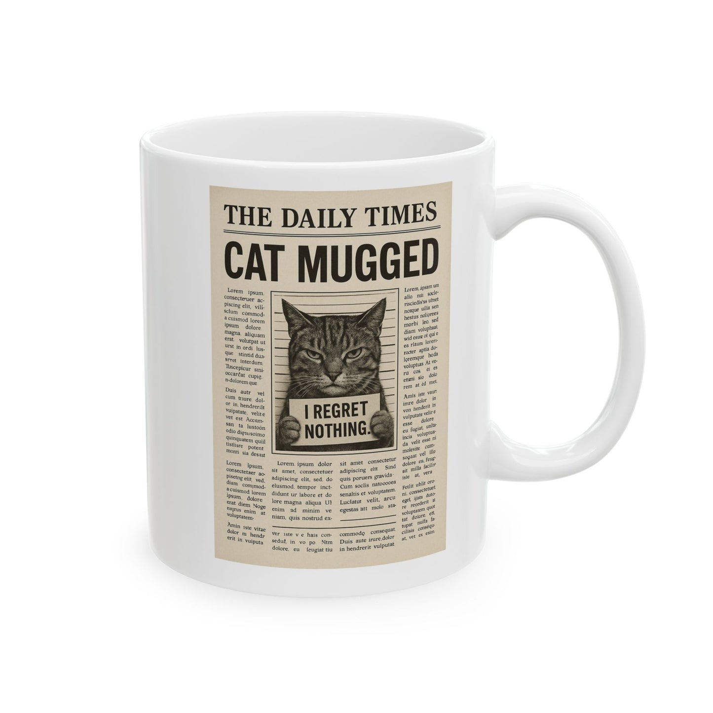 Cat Mugged – The Daily Times Mug