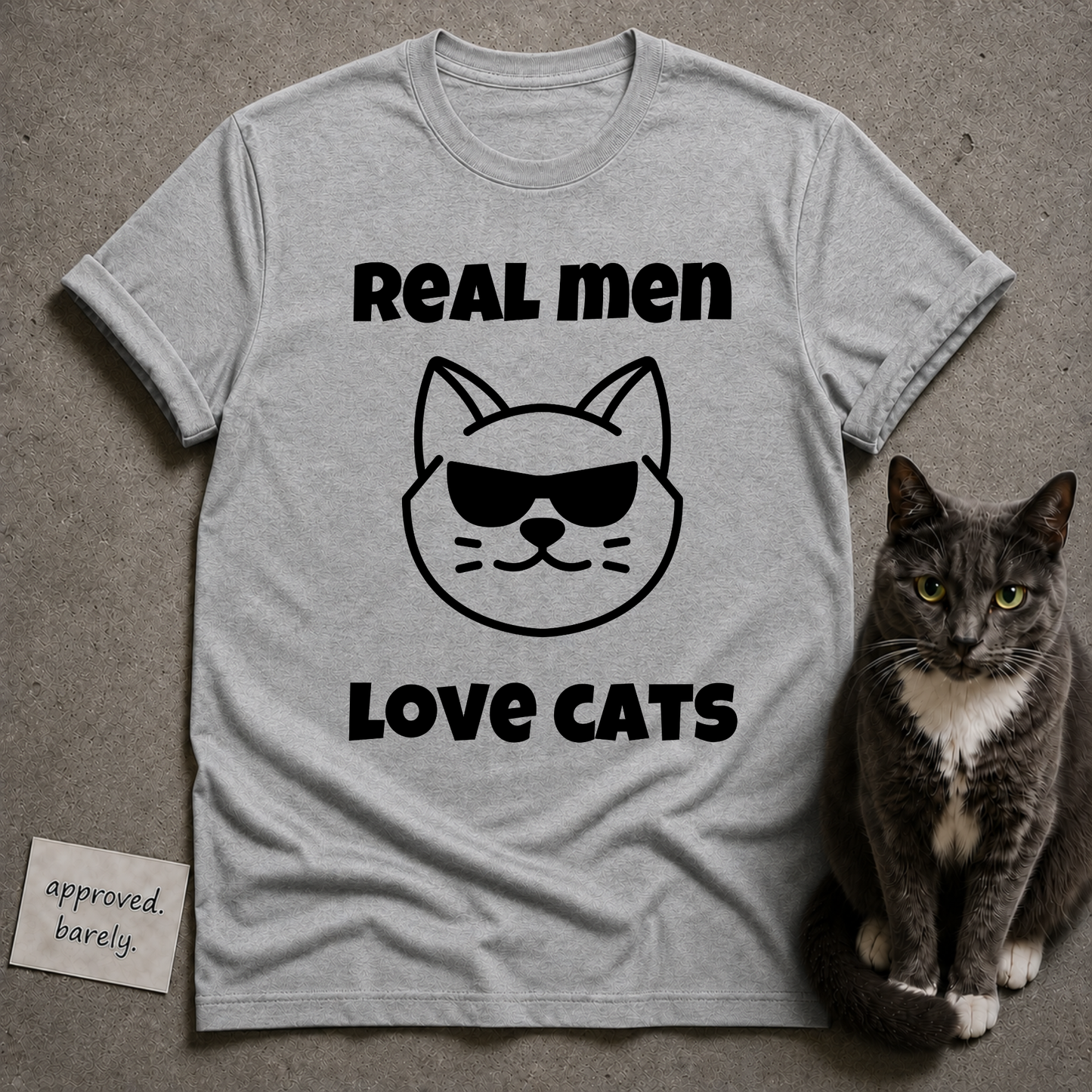 Real Men Love Cats Tee