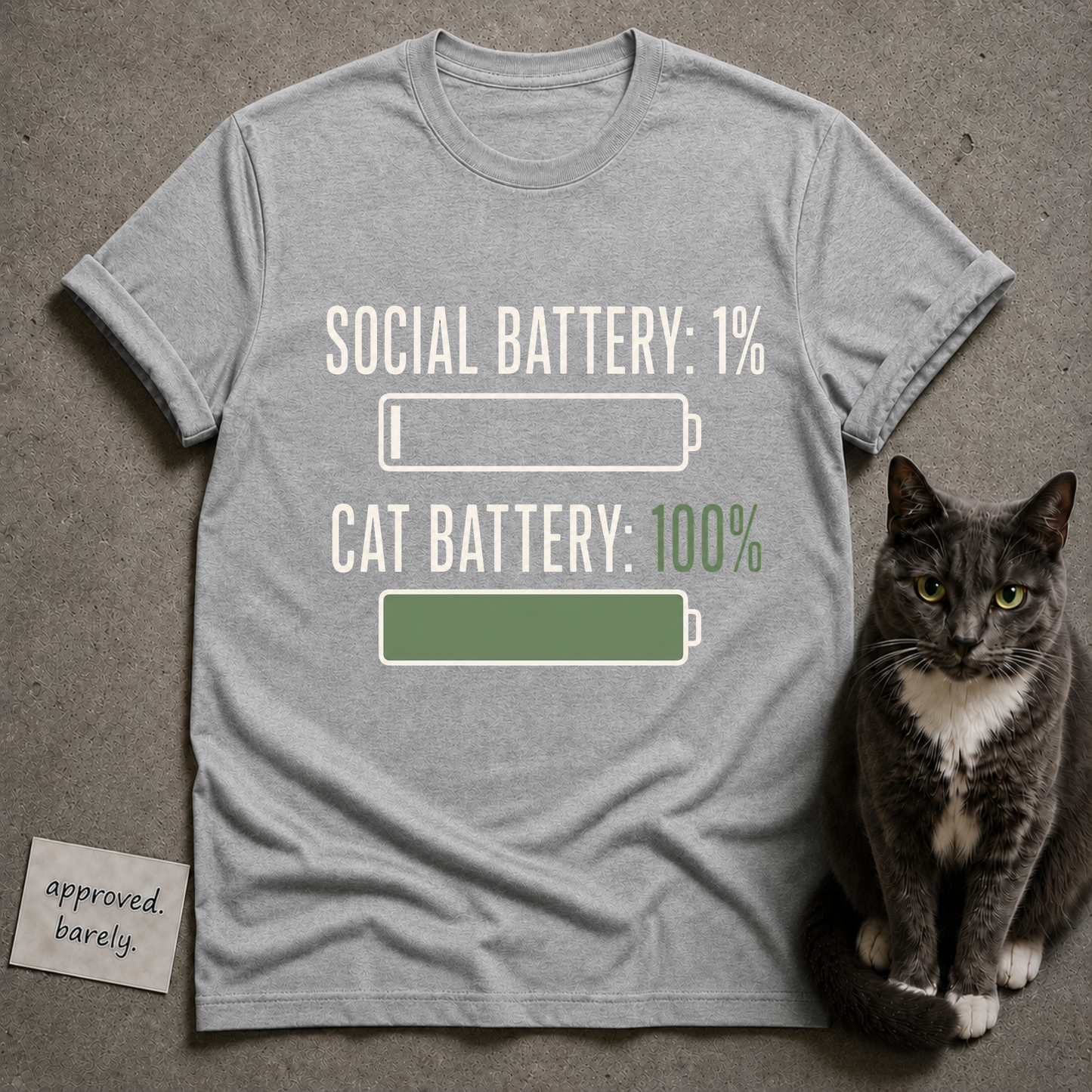 Social Battery Tee