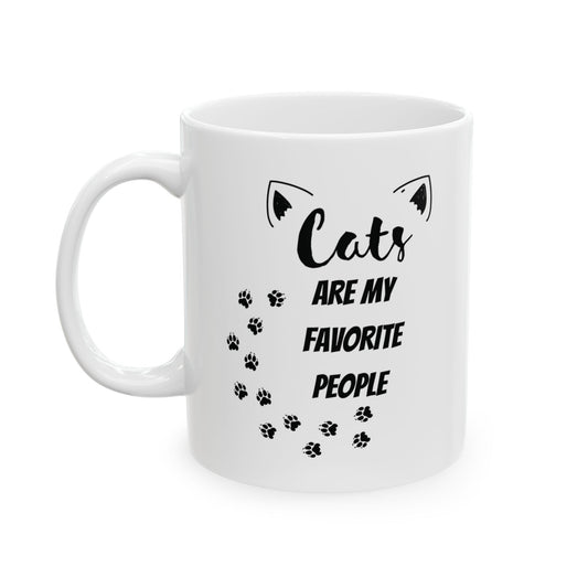 Cats Are My Favorite People Mug