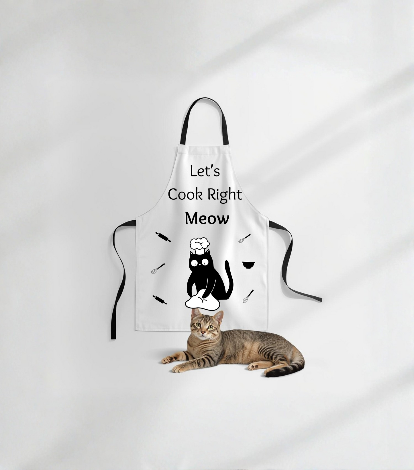 Let’s Cook Right Meow Apron