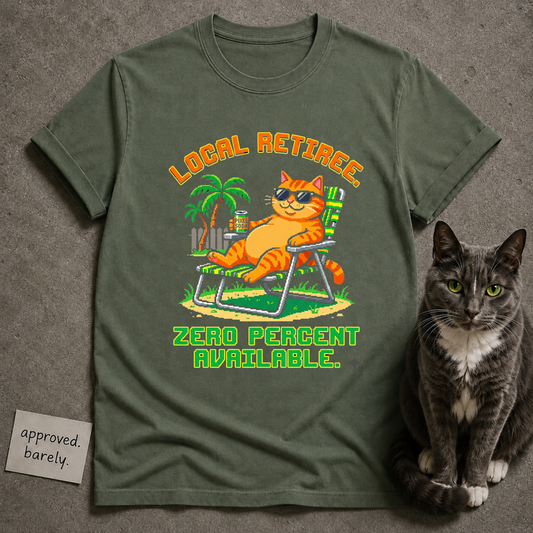Local Retiree Zero Regret Travel Mode Tee