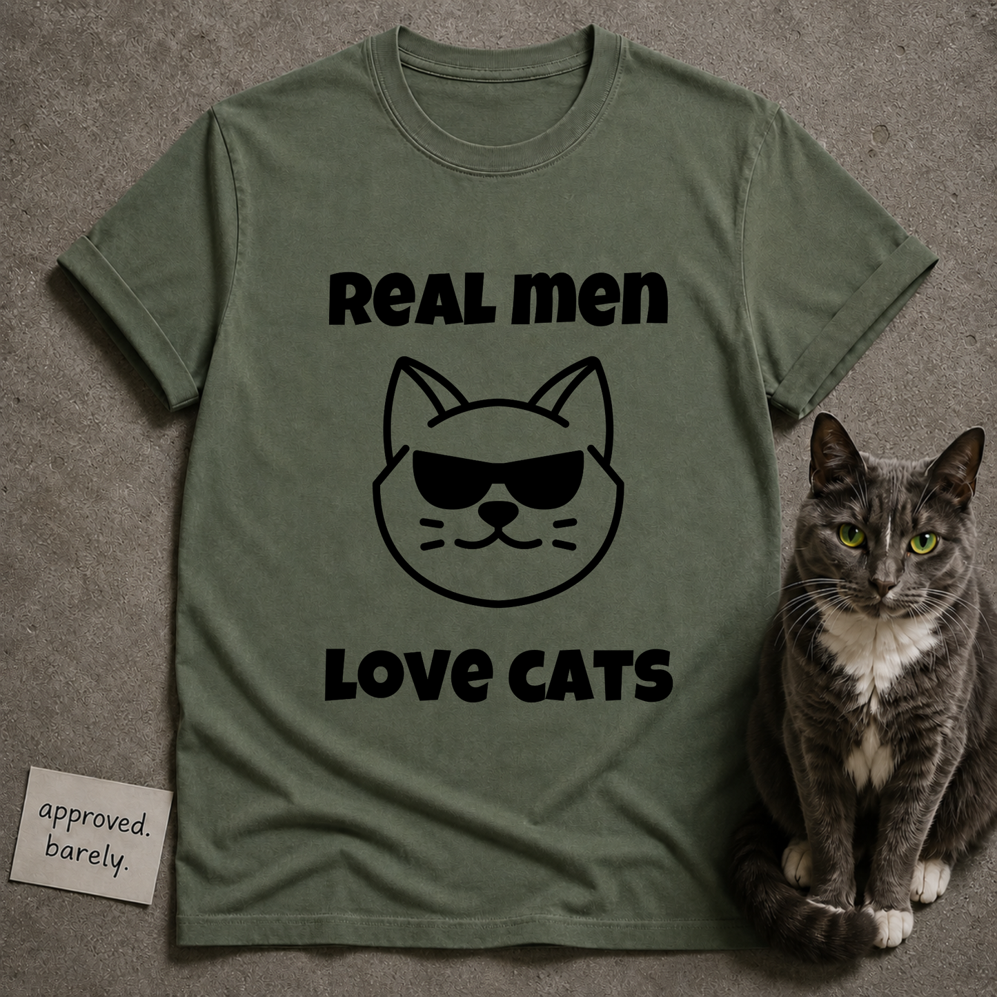 Real Men Love Cats Tee