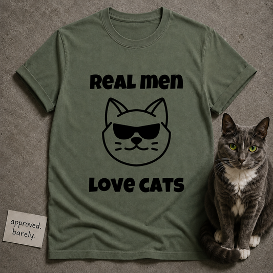 Real Men Love Cats Tee